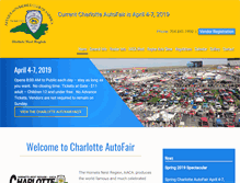 Tablet Screenshot of charlotte-autofair.com